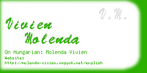 vivien molenda business card